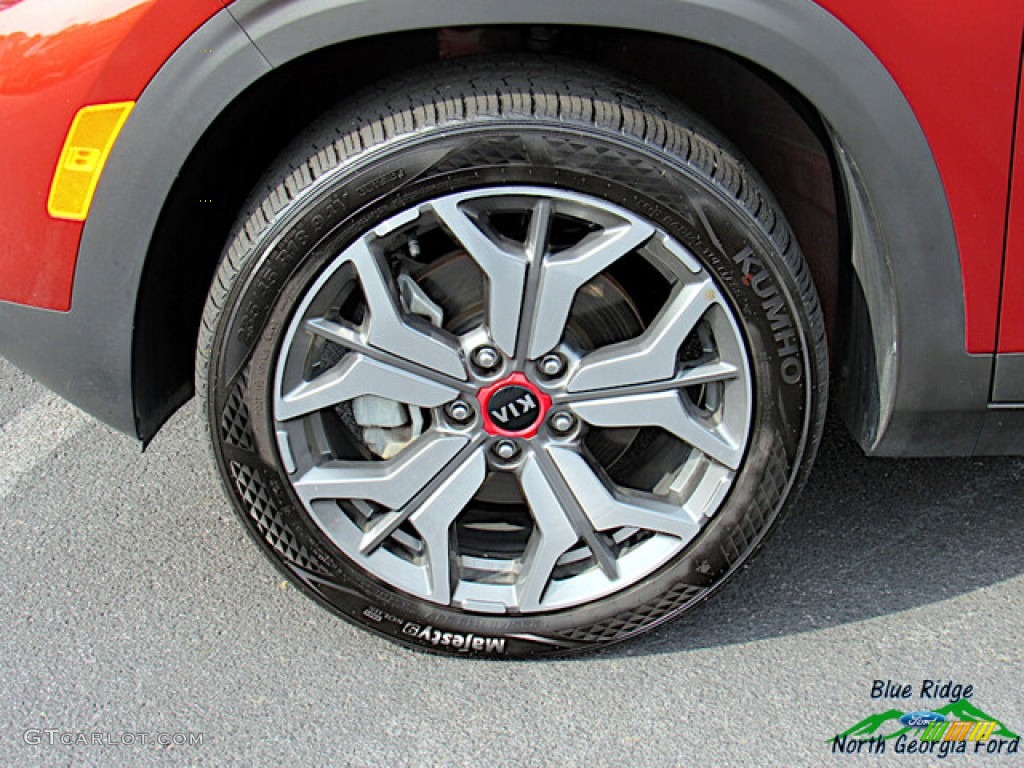 2021 Seltos S Turbo AWD - Mars Orange / Black photo #9