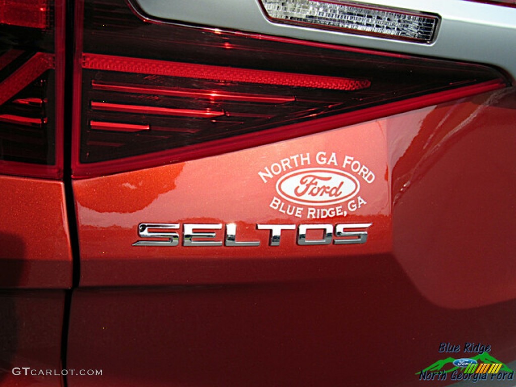 2021 Seltos S Turbo AWD - Mars Orange / Black photo #29