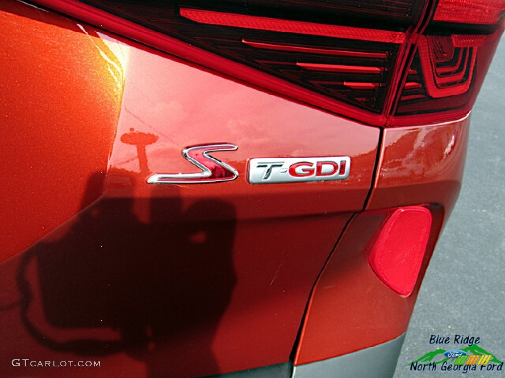 2021 Seltos S Turbo AWD - Mars Orange / Black photo #30