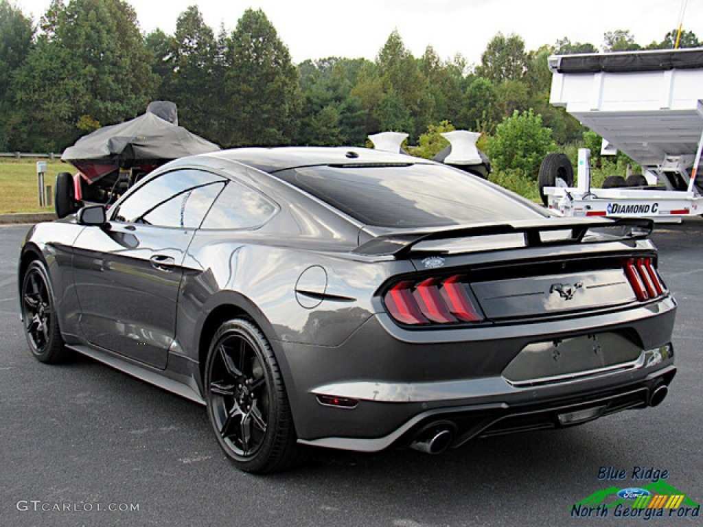 2019 Mustang EcoBoost Premium Fastback - Magnetic / Ebony photo #3