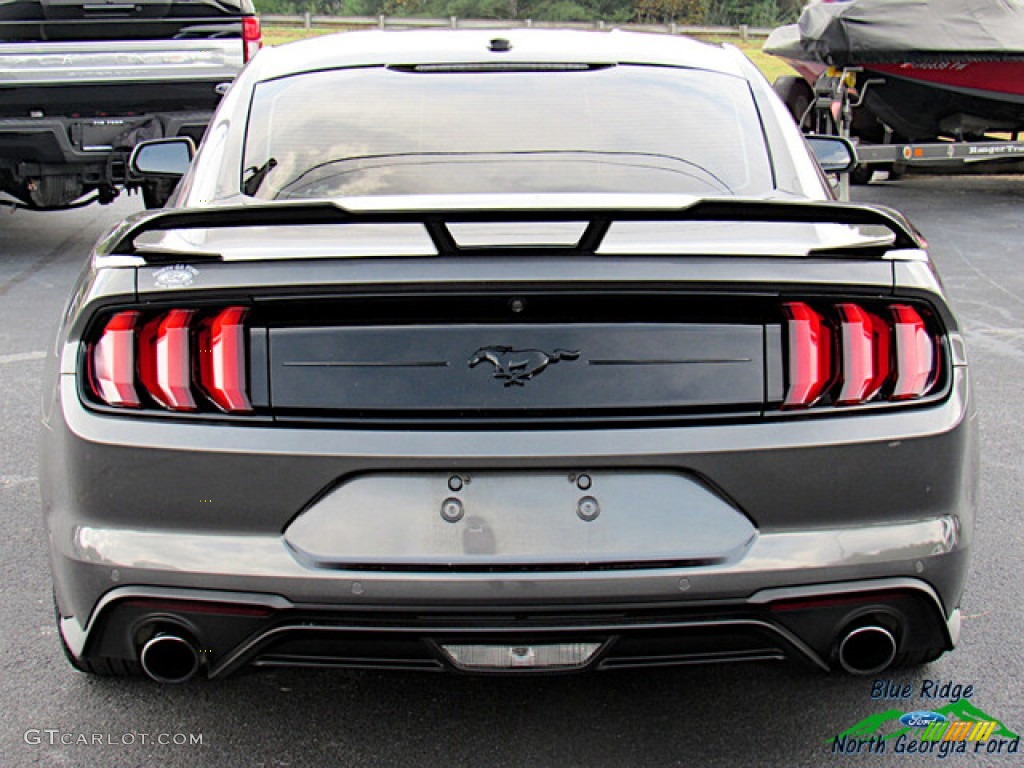 2019 Mustang EcoBoost Premium Fastback - Magnetic / Ebony photo #4