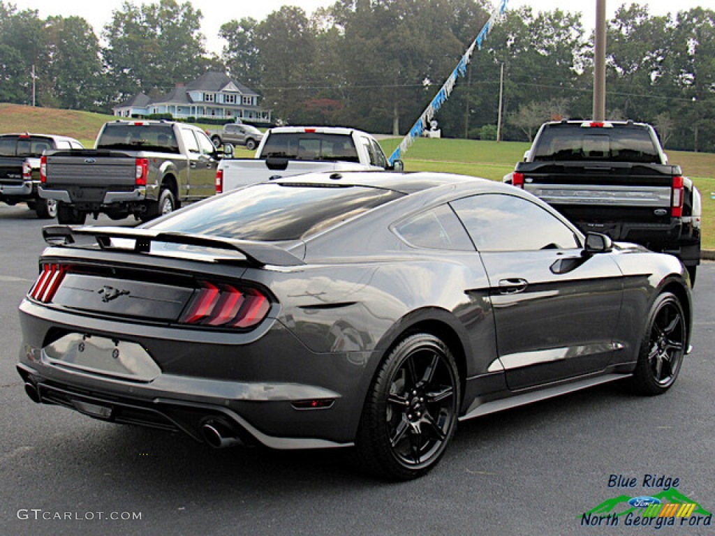 2019 Mustang EcoBoost Premium Fastback - Magnetic / Ebony photo #5