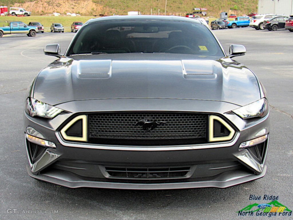 2019 Mustang EcoBoost Premium Fastback - Magnetic / Ebony photo #8