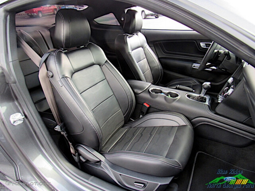 2019 Mustang EcoBoost Premium Fastback - Magnetic / Ebony photo #12