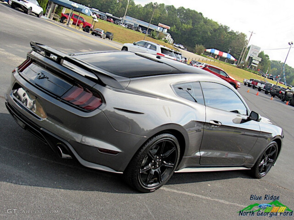 2019 Mustang EcoBoost Premium Fastback - Magnetic / Ebony photo #29