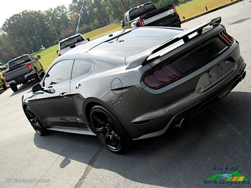 2019 Mustang EcoBoost Premium Fastback - Magnetic / Ebony photo #30