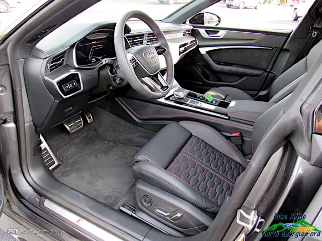 Black Interior 2021 Audi RS 7 quattro Sportback Photo #142990985