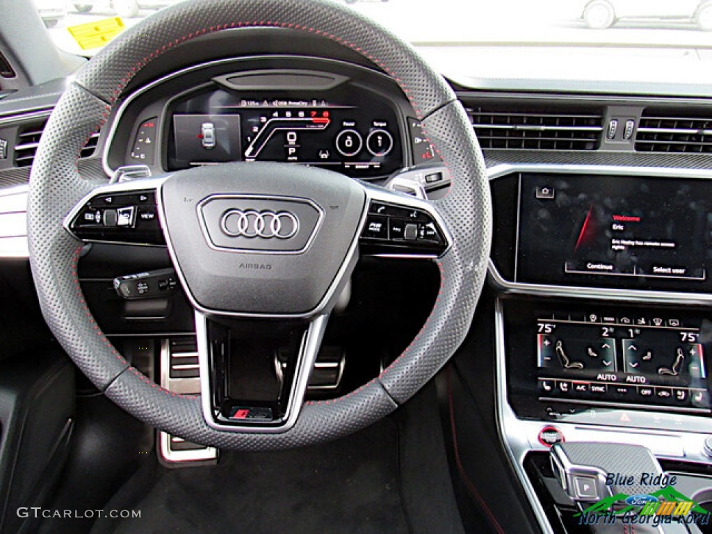 2021 Audi RS 7 quattro Sportback Steering Wheel Photos