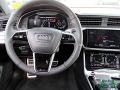 Black 2021 Audi RS 7 quattro Sportback Steering Wheel
