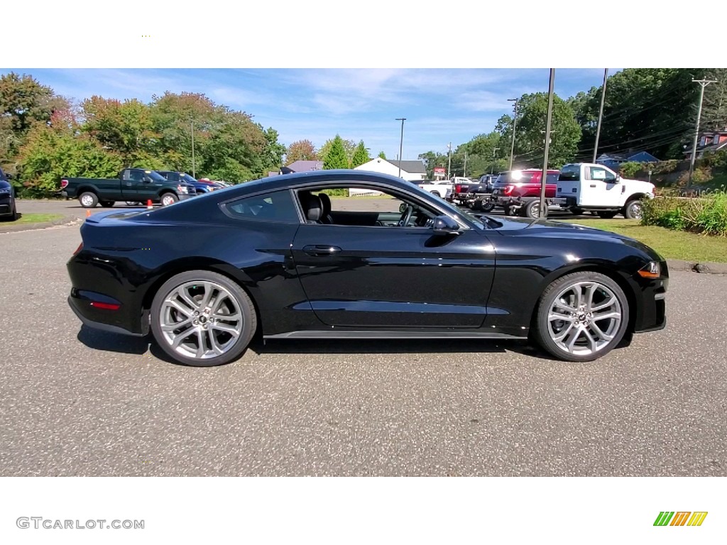Shadow Black 2021 Ford Mustang EcoBoost Premium Fastback Exterior Photo #142991396