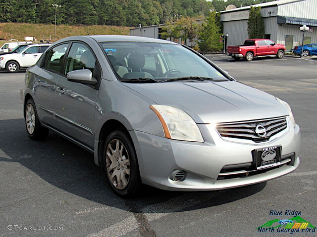 2010 Sentra 2.0 S - Magnetic Gray Metallic / Charcoal photo #7