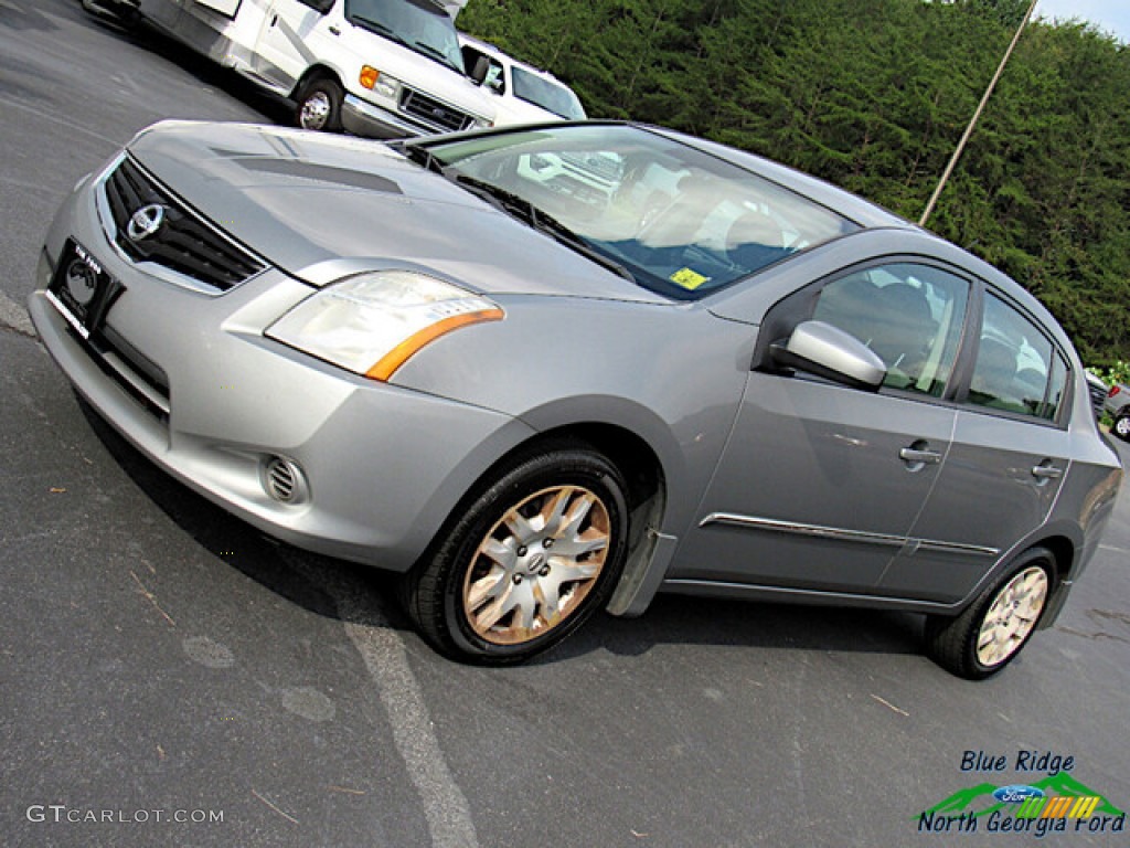 2010 Sentra 2.0 S - Magnetic Gray Metallic / Charcoal photo #18