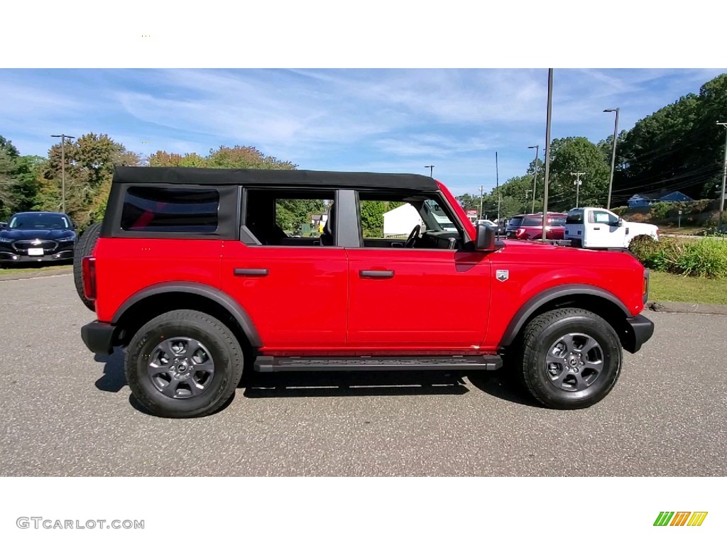 Race Red 2021 Ford Bronco Big Bend 4x4 4-Door Exterior Photo #142991795