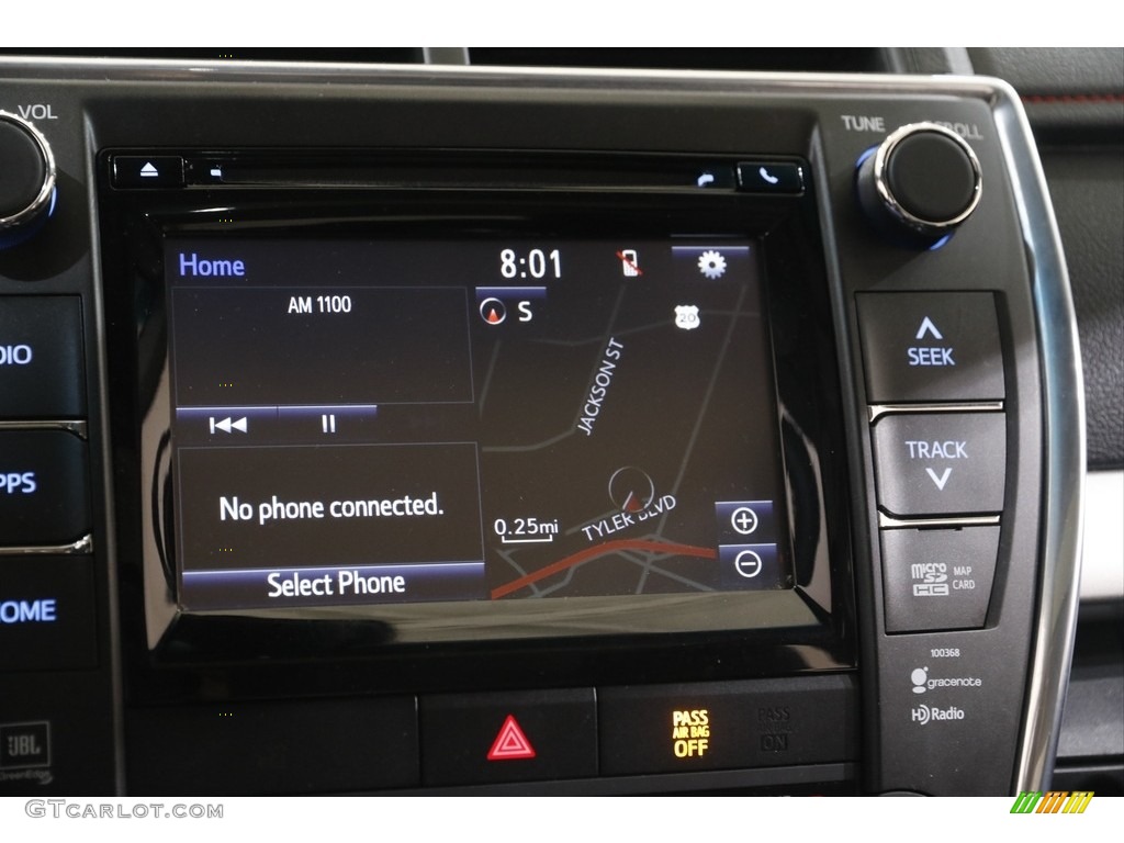 2015 Camry XLE V6 - Ruby Flare Pearl / Black photo #10