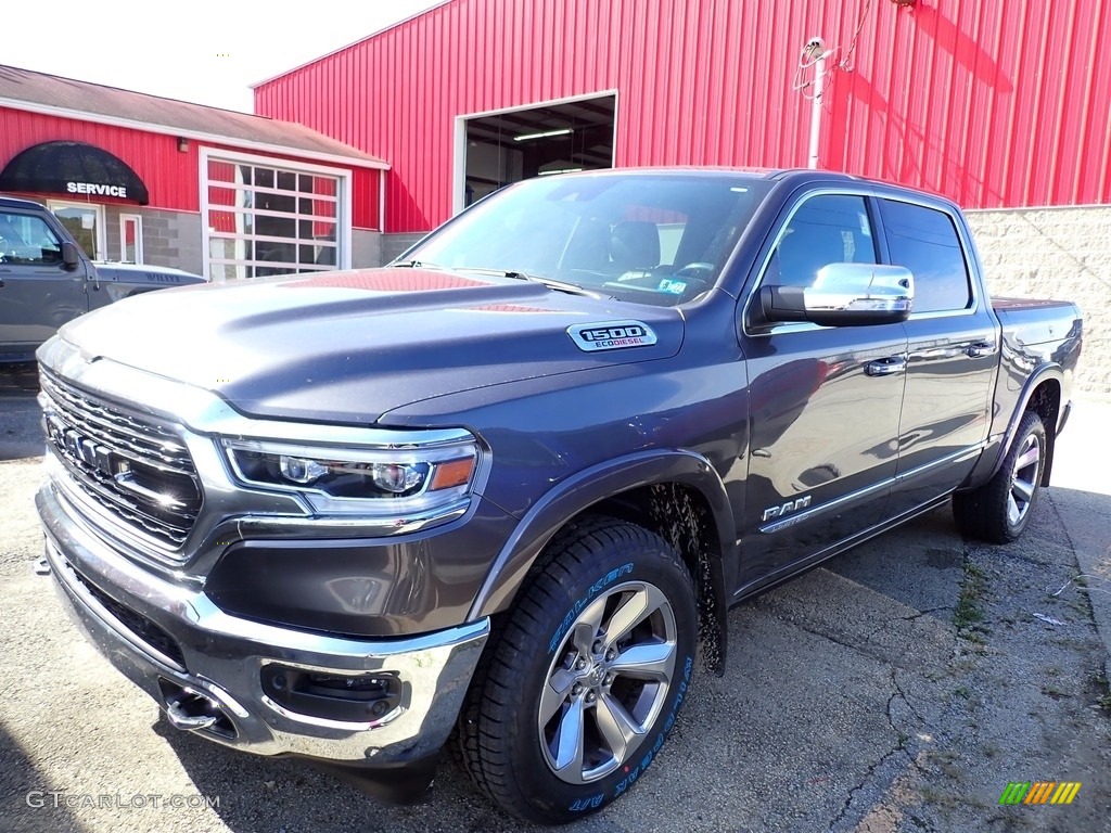 2020 1500 Limited Crew Cab 4x4 - Granite Crystal Metallic / Black photo #1