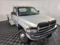 Silver Metallic 1999 Dodge Ram 3500 Laramie Regular Cab 4x4 Chassis Exterior