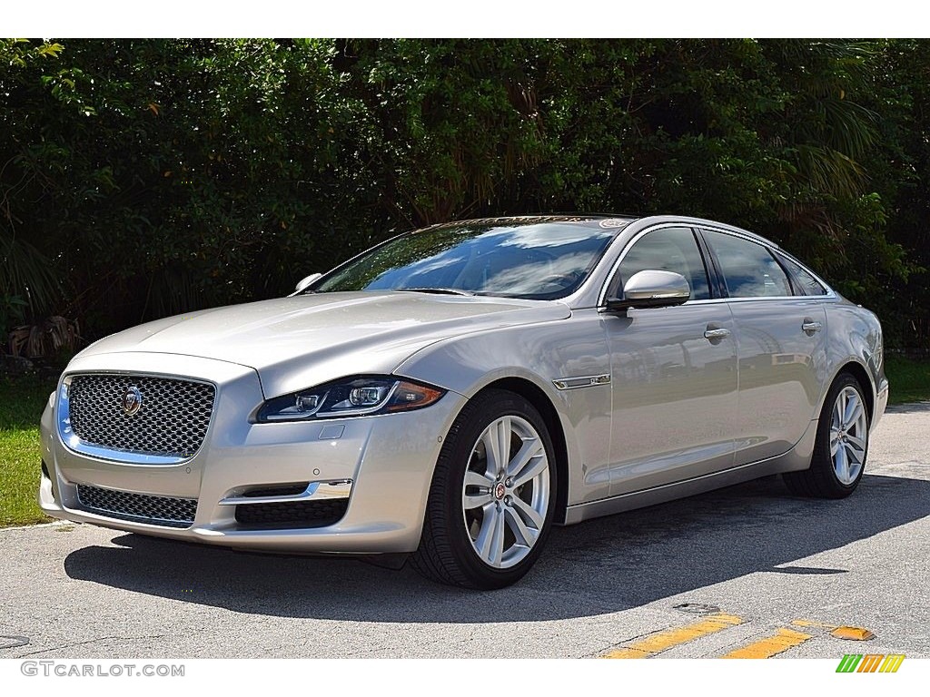 Rhodium Silver Metallic 2016 Jaguar XJ L 3.0 AWD Exterior Photo #142993792