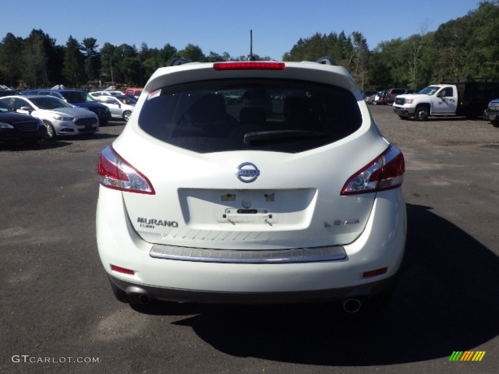 2011 Murano LE AWD - Glacier White Pearl / Beige photo #5