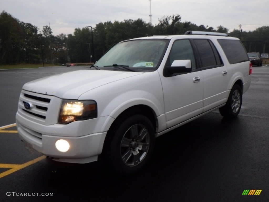 2010 Expedition EL Limited 4x4 - White Platinum Tri-Coat Metallic / Stone photo #1