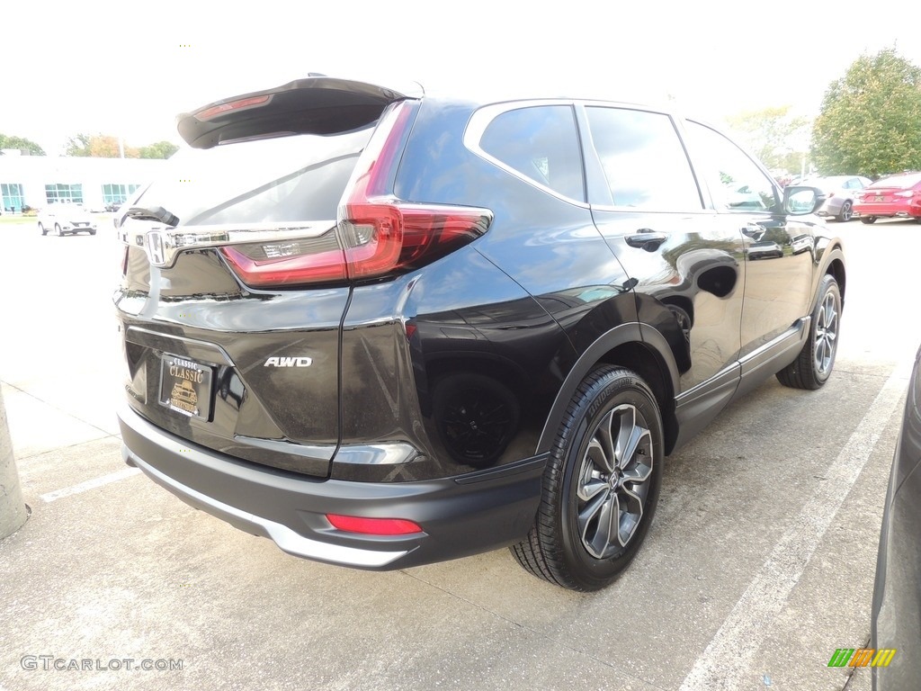 2021 CR-V EX-L AWD - Crystal Black Pearl / Black photo #4