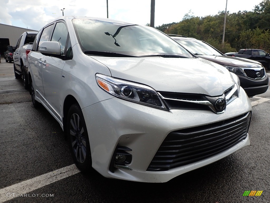 2020 Sienna Limited AWD - Blizzard White Pearl / Black photo #2