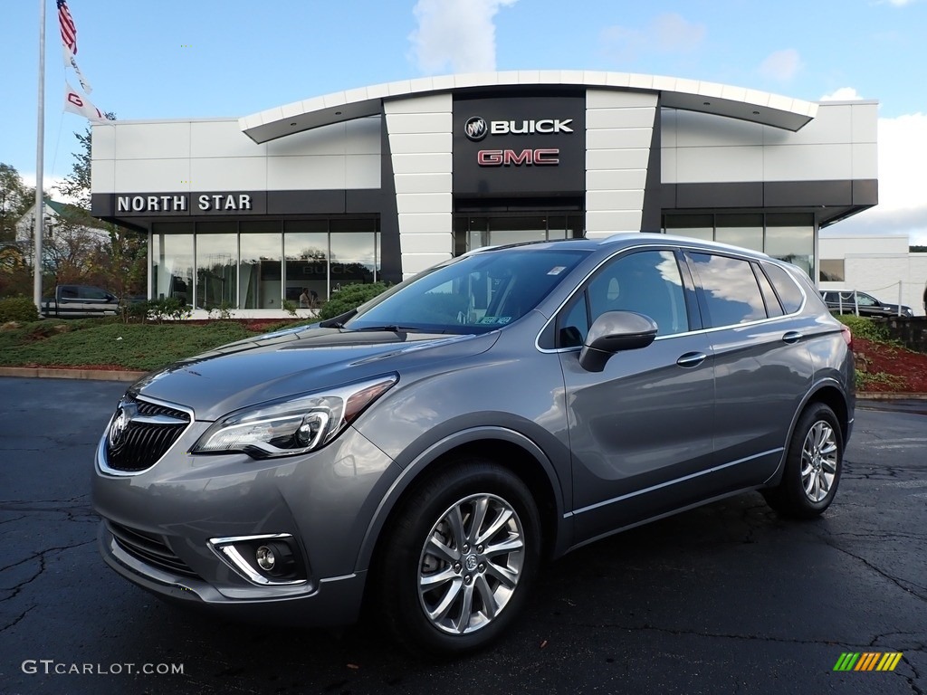 2019 Envision Essence AWD - Satin Steel Gray Metallic / Ebony photo #1