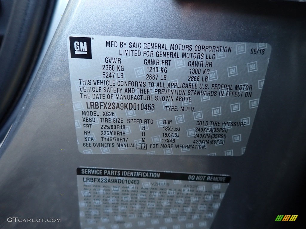 2019 Envision Essence AWD - Satin Steel Gray Metallic / Ebony photo #15