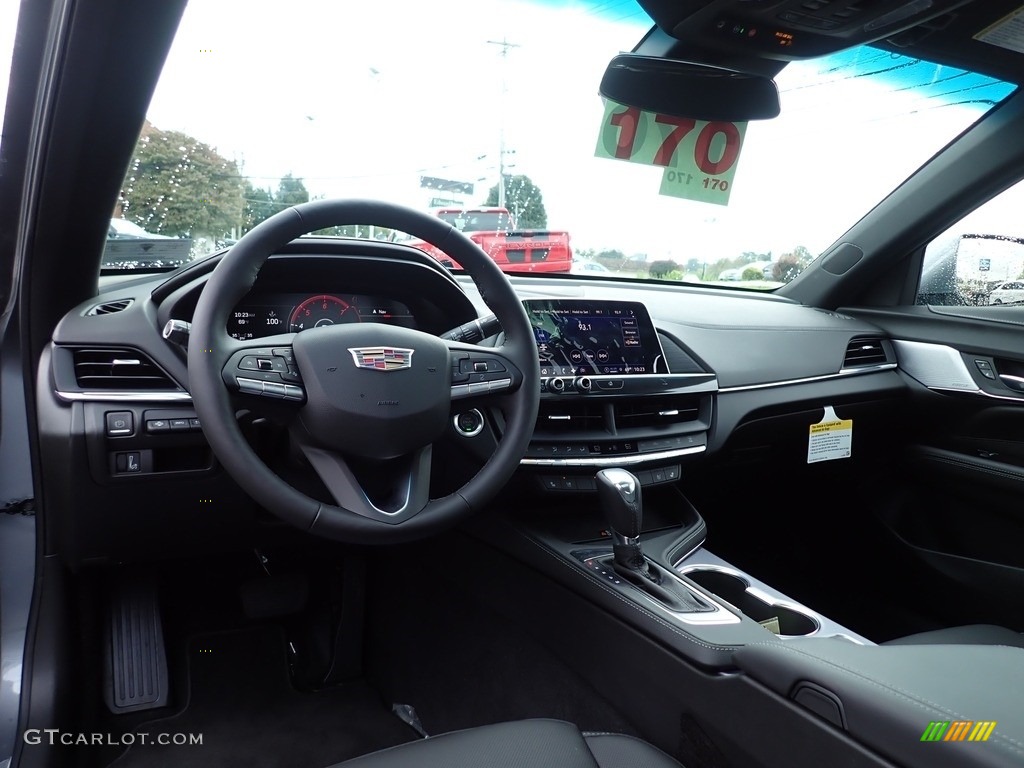 Jet Black Interior 2021 Cadillac CT4 Premium Luxury AWD Photo #142996723