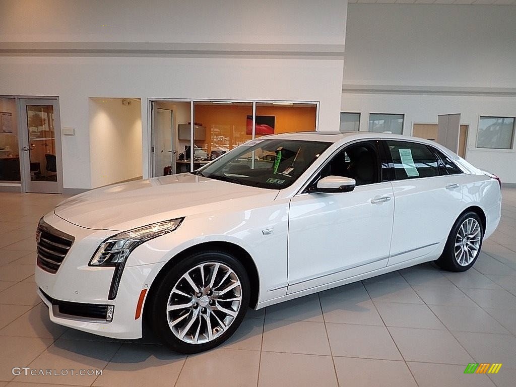 Crystal White Tricoat 2018 Cadillac CT6 3.6 Luxury AWD Sedan Exterior Photo #142996966
