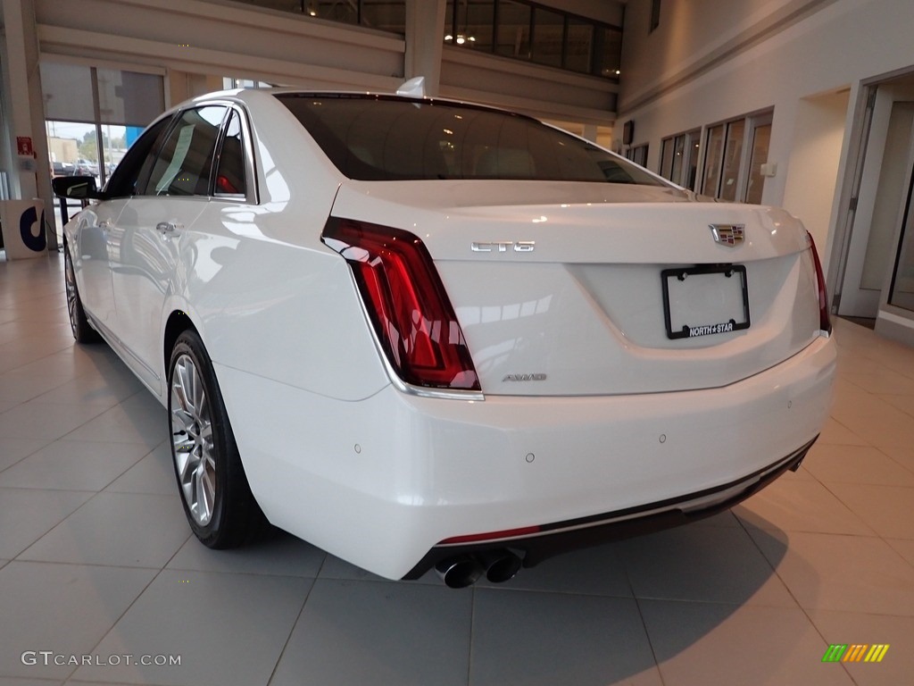 Crystal White Tricoat 2018 Cadillac CT6 3.6 Luxury AWD Sedan Exterior Photo #142997020