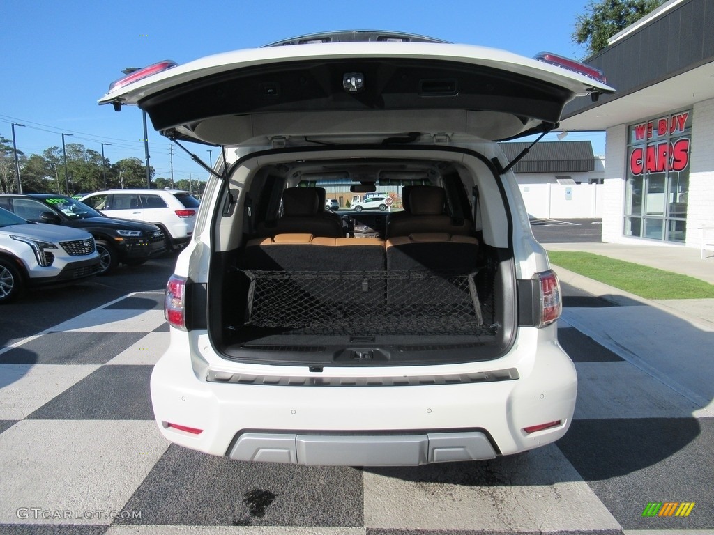 2017 Armada Platinum 4x4 - Pearl White / Almond photo #5