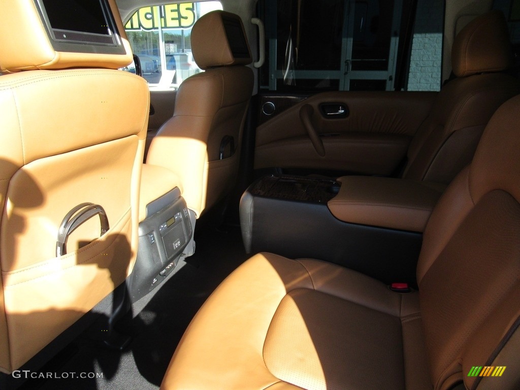 2017 Armada Platinum 4x4 - Pearl White / Almond photo #12