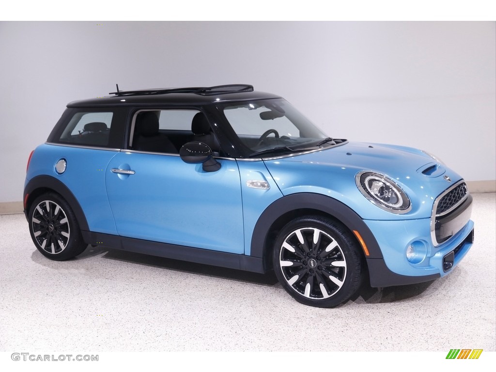 Electric Blue 2019 Mini Hardtop Cooper S 2 Door Exterior Photo #143000134