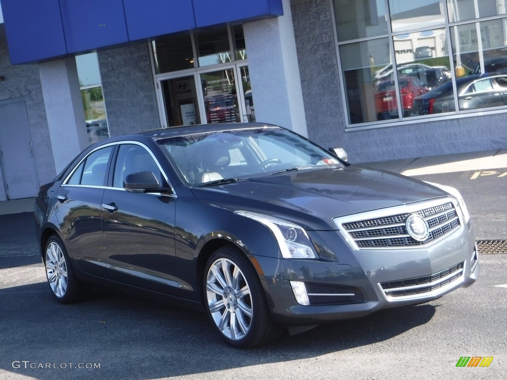 2014 ATS 3.6L AWD - Phantom Gray Metallic / Jet Black/Jet Black photo #1