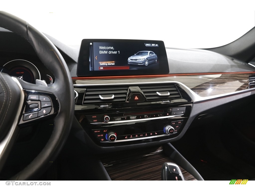 2018 5 Series 540i xDrive Sedan - Alpine White / Black photo #9