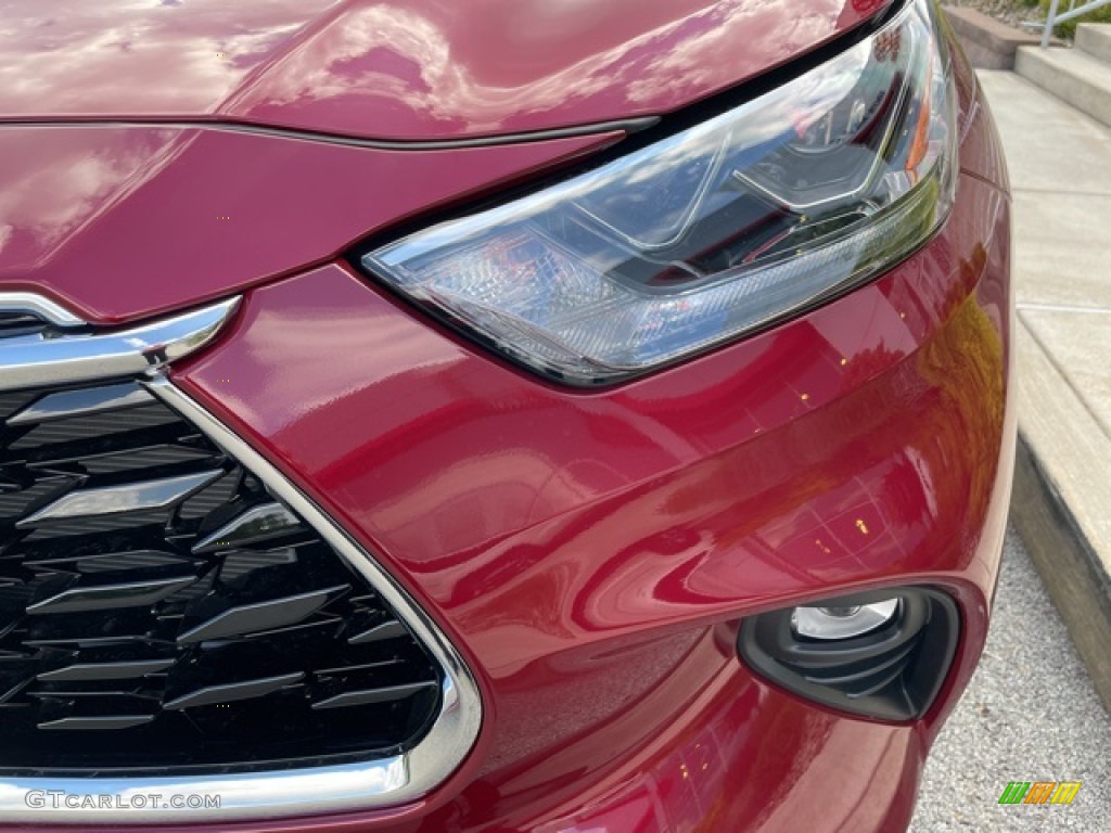 2021 Highlander Platinum AWD - Ruby Flare Pearl / Black photo #30