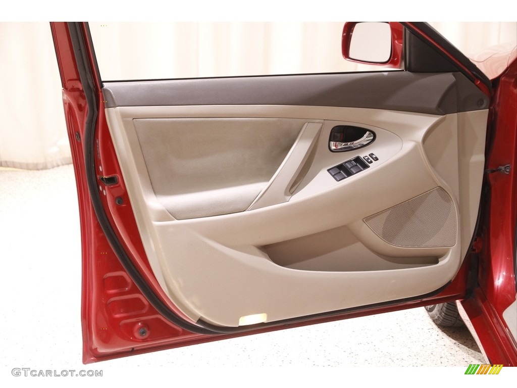 2009 Camry LE - Barcelona Red Metallic / Bisque photo #4