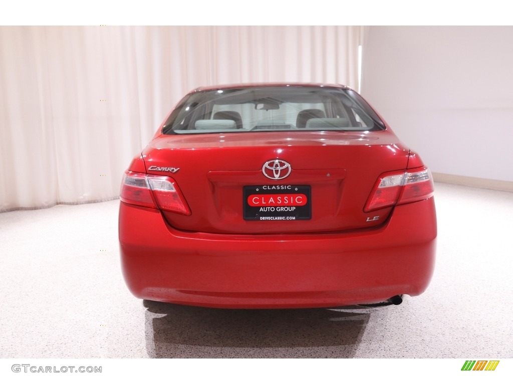 2009 Camry LE - Barcelona Red Metallic / Bisque photo #16