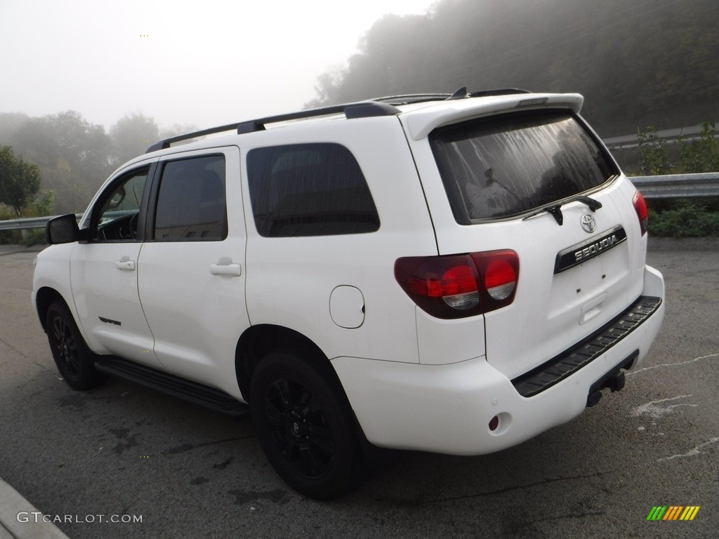 2019 Sequoia TRD Sport 4x4 - Super White / Black photo #16