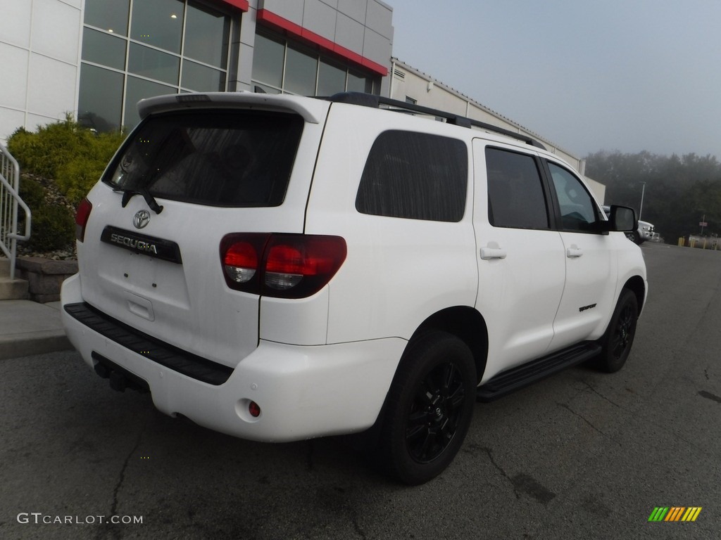 2019 Sequoia TRD Sport 4x4 - Super White / Black photo #18