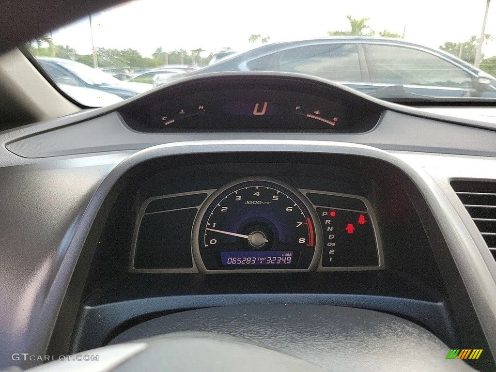 2010 Civic LX Sedan - Atomic Blue Metallic / Gray photo #3