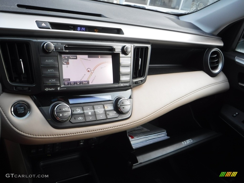 2015 RAV4 Limited AWD - Blizzard Pearl / Latte photo #4