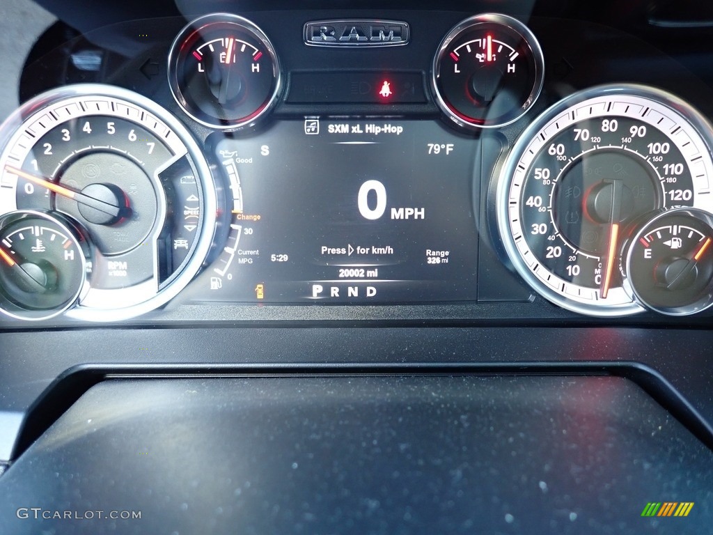 2018 1500 Sport Crew Cab 4x4 - Brilliant Black Crystal Pearl / Black photo #20