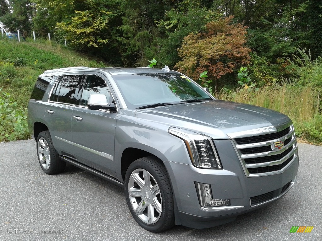 Satin Steel Metallic 2019 Cadillac Escalade Premium Luxury 4WD Exterior Photo #143003743