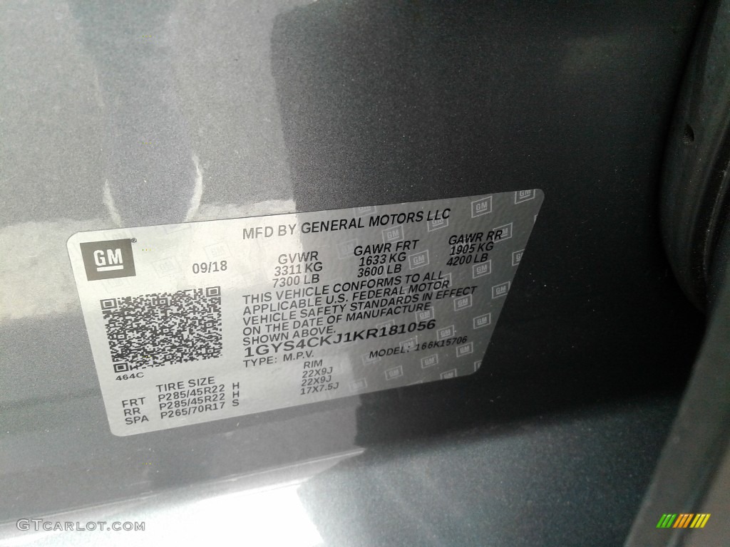 2019 Escalade Premium Luxury 4WD - Satin Steel Metallic / Jet Black photo #40