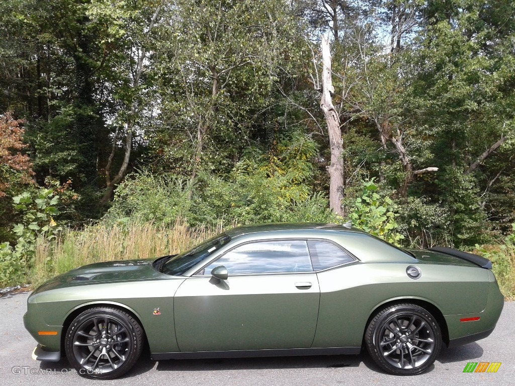 F8 Green 2021 Dodge Challenger R/T Scat Pack Exterior Photo #143004235