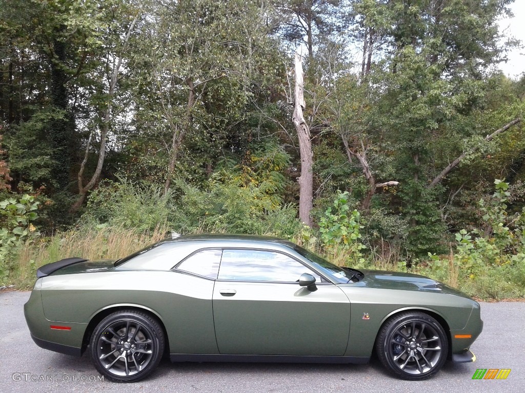 F8 Green 2021 Dodge Challenger R/T Scat Pack Exterior Photo #143004292