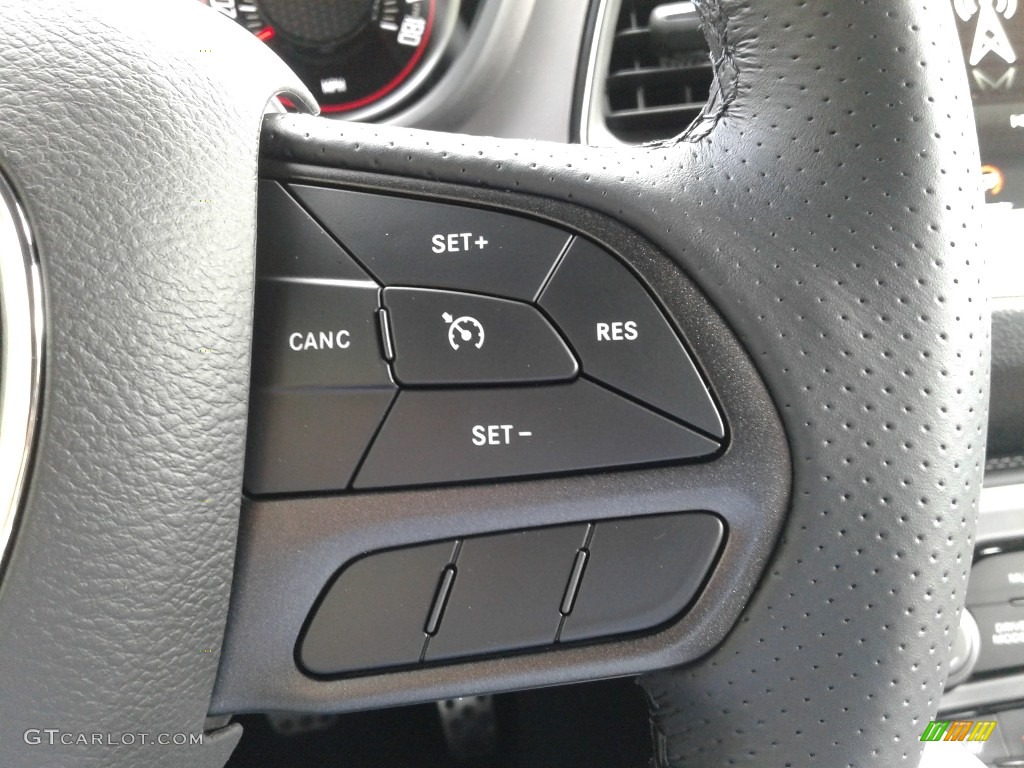 2021 Dodge Challenger R/T Scat Pack Black Steering Wheel Photo #143004472
