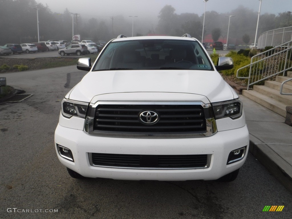 2020 Sequoia Limited 4x4 - Super White / Graphite photo #13