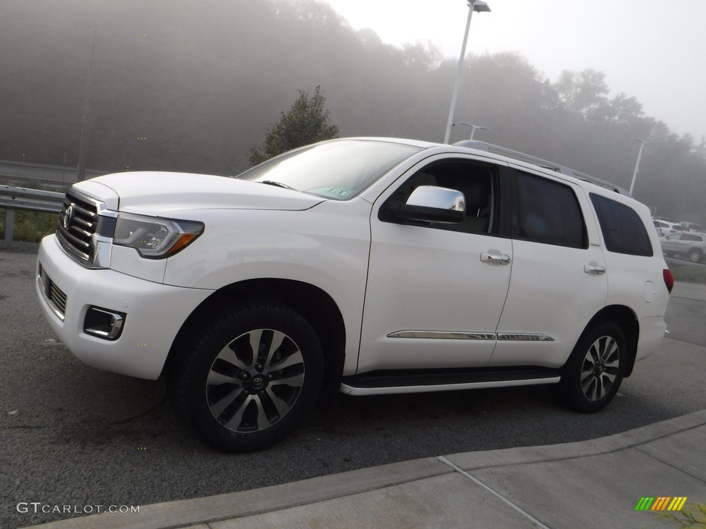 2020 Sequoia Limited 4x4 - Super White / Graphite photo #15